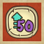 Raise level to 50
