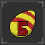 5 gold eggs