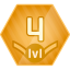 Reached level 4