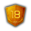 Reached level 18