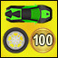 Car 4 - 100 Racing Medals