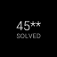 solved 45** Levels