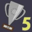 Fifth silver trophy!