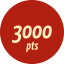 3000 pts