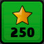 250 stars