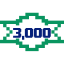 Over 3000