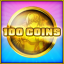 100 coins collected