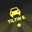 Car insignia 'Tiltin East'