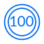 100 in a game