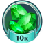 10 000 gems!