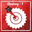 Destroy 1 obstacle by a star