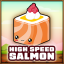Salmon defeated at high speed