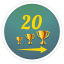 20 victories in a row