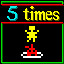 Play 5 times.