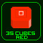 Got 35 Red Cubes!