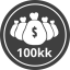 100 000 000 gold in the treasury