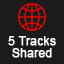 5 Tracks Shared