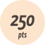 250 pts