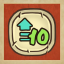 Raise level to 10