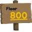 Arrive on the 800th floor