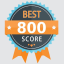 Best Score - 800
