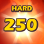 Complete Level 250 on hard difficulty