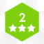 Level 2: 3 stars