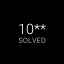 solved 10** Levels