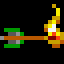 It's a flaming arrow!