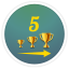 5 victories in a row