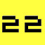 22 (yellow)