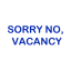 No vacancy