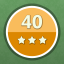 Solved 40 puzzles (3 stars)