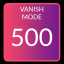 Scored 500 in Vanish mode