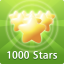 1000 Stars gain