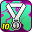 Win 10 medals in tournaments