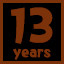 13 years!