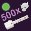 Kill 500 enemies with minigun