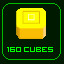 Got 160 Yellow Cubes!