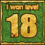 Сongratulations you won the level 18