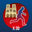 Run 30 times in the Saint-Germain district