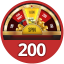 Use premium roulette 200 times