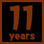 11 years!