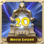Reach hero level 20