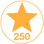250 Stars unlocked
