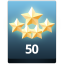 Get 50 stars
