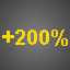 10x +200%