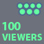 100 Viewers At The Same Time Achievement