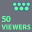 50 Viewers At The Same Time Achievement