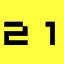 21 (yellow)